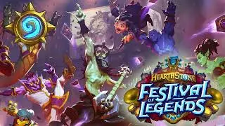Hearthstone: Festival of Legends - Dark Knight vs  Priest vs  Rogue vs  Warlock