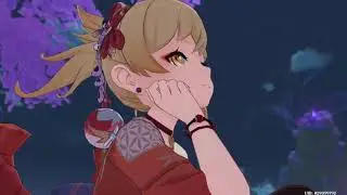 Inazuma amber Cutscene | Genshin Impact