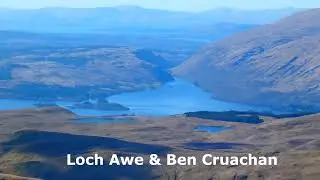 A Fine Day high Above Loch and Glen Fyne on Beinn Bhuidhe