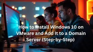 How to Install Windows 10 on VMware and Add It to a Domain Server