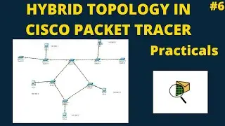 Hybrid Topology Using Cisco Packet Tracer practical | computer network topology |Cisco Packet Tracer