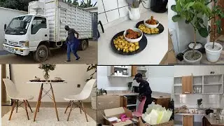 MOVING OUT// COOKING//CLEANING//SETTLING IN MY NEW HOUSE