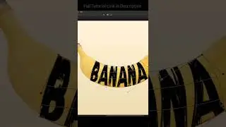 How to Create Banana Text Effect Manipulation In Photoshop  Text Effect Photo Editing 