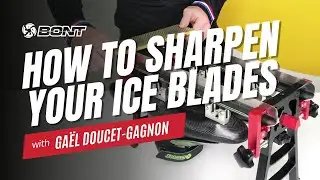 How to Sharpen your Blades with the Bont Short Track Sharpening Jig by Gaël Doucet-Gagnon