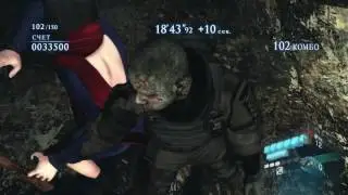 Resident Evil 6 Mercenaries Mining the Depths Duo 1474k (PS4 Pro)