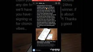 The Instagram CHIME SCAM (live)