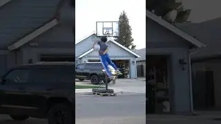 CRAZY NEW DUNK! BeWIND the back!!!