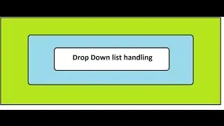 Selenium WebDriver -How to handle drop down list using Selenium web Driver