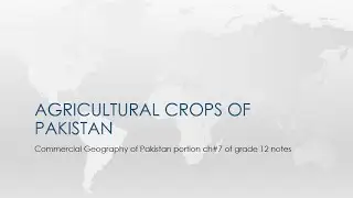 commercial geography of Pakistan portion ch#7