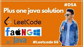 plus one java solution ||  java tutorial