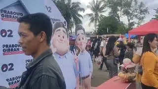 Pemilu Akbar Prabowo Gibran Di Lampung Utara Sangat Meriah