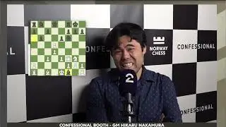 Hikaru Nakamura in Confessional Booth || Round 6 || #norwaychess2024 #chess #chessgame