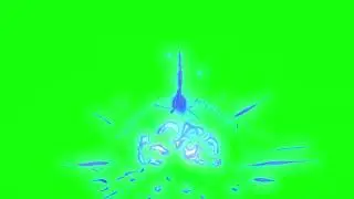 electric thunder effect Animation green screen - Download Stock Footage