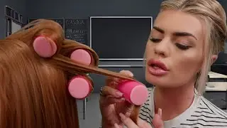 ASMR Popular Girl Plays With Your Hair - she has NO boundaries 🙅🏼‍♀️⛔️ (roleplay)