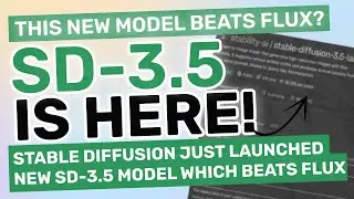 Stable Diffusion-3.5 : This NEW Image Diffusion JUST DROPPED & BEATS Flux!?