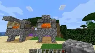 The project I just built in Minecraft