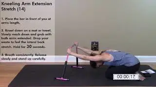 Shape Stretch Flexibility Exercise #14 Kneeling arm extension stretch