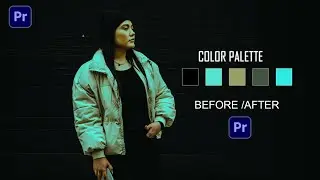 BEFORE/AFTER Instagram reel effects tutorial |Color Palette transition in premiere pro