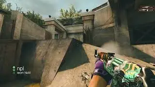 CSGO NaVi npl 1v3 CLUTCH AK47 vs Heroic OP IEM Rio 2023