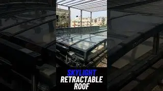 Megavent's Skylight Retractable Roof in India- www.megavent.co.in