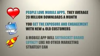 People love mobile apps