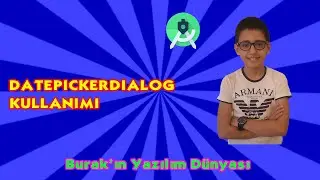Android Programlama Dersleri #17: DatePickerDialog Kullanımı