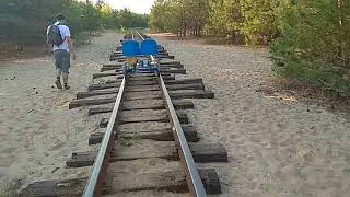 Дрезина на ДЖД в Запорожье