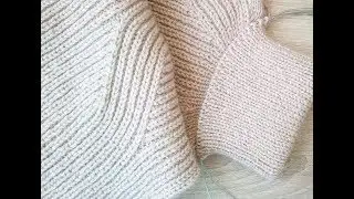 Полупатентная резинка. Вязание спицами. Knit Solo
