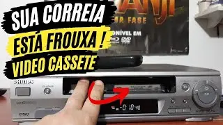 VIDEO CASSETE (VCR) correia frouxa