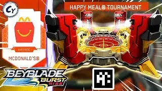 MCDONALD'S BEYSTADIUM! QR CODE EXCLUSIVE MCDONALD'S BATTLE LEAGUE BEYBLADE BURST APP
