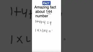 Amazing fact about 144 #viralvideo