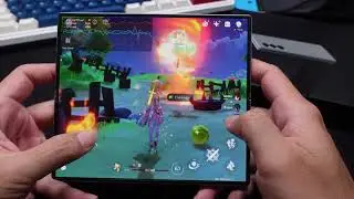 Samsung Galaxy Z Fold 6 Test Game Genshin Impact