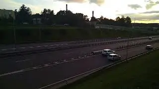 Вечерний зеленый Вильнюс.