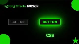 Glowing Button Hover Effect Using Html and Css | Animated Glowing Button | Lighting Effects |