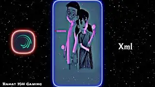😇😇 ||New Treading xml Editing File Alight Motion || Nobita and Sizuka Couple ||#alightmotion #xml