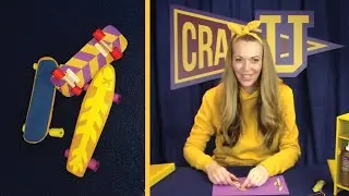 How to Make a Skateboard | cut and paste paper craft ideas for kids
