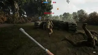 When you run out of ammo and do not die in WWI
