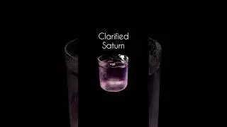 Clarifying the Saturn Cocktail