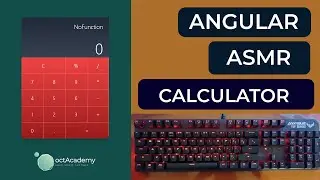 ASMR Programming No Talking - Angular Calculator ASMR Coding