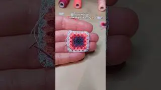 how I make randomized microcrochet grannysquares 🌈