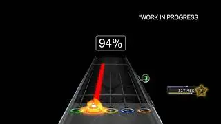 CLONE HERO - Just An Illusion (*WIP "Guitar" Gameplay!)