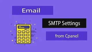 Where to find Email SMTP Setting in cPanel