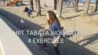 Womens HIIT TABATA Workout Legs, Butt & Arms