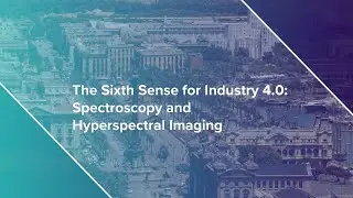 The Sixth Sense for Industry 4.0: Spectroscopy and Hyperspectral Imaging, Alejandro Rosales, IRIS