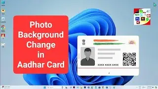 Aadhar Card Me Photo Ka Background Kaise Change Kare | Photo Background Change in Aadhar Card