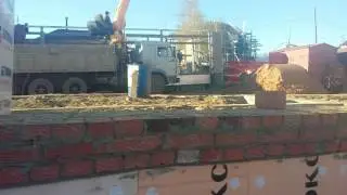 Разгрузка газобетона 