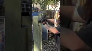 Notching posts and installing a header for the lean to I’m building