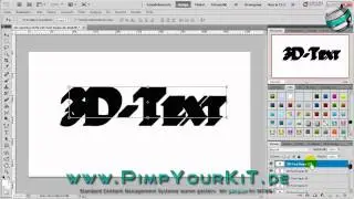 3D-Text in Adobe Photoshop CS5