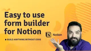 Forms in Notion | NotionForms.io Demo with Example without Coding | No Code