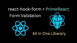 React Hook Form Validation With PrimeReact